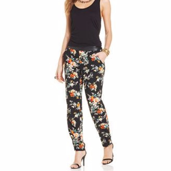 Jessica Simpson Pants - JessicaSimpson English Floral Achilles Drapey Pant